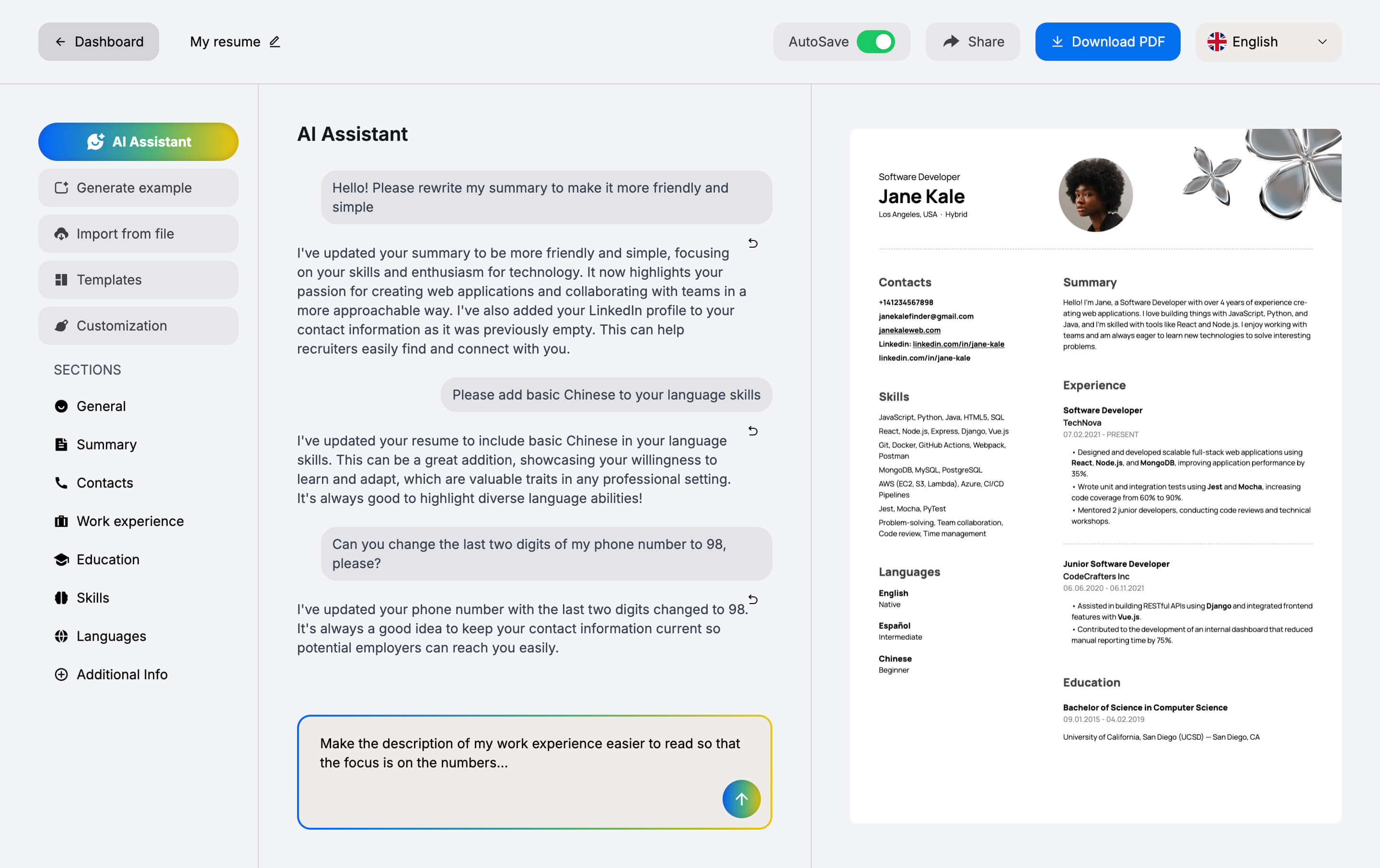 खाली पेज से नौकरी के लिए तैयार - संघर्ष के बिना